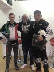 Professional MMA fighters visit Masaprint